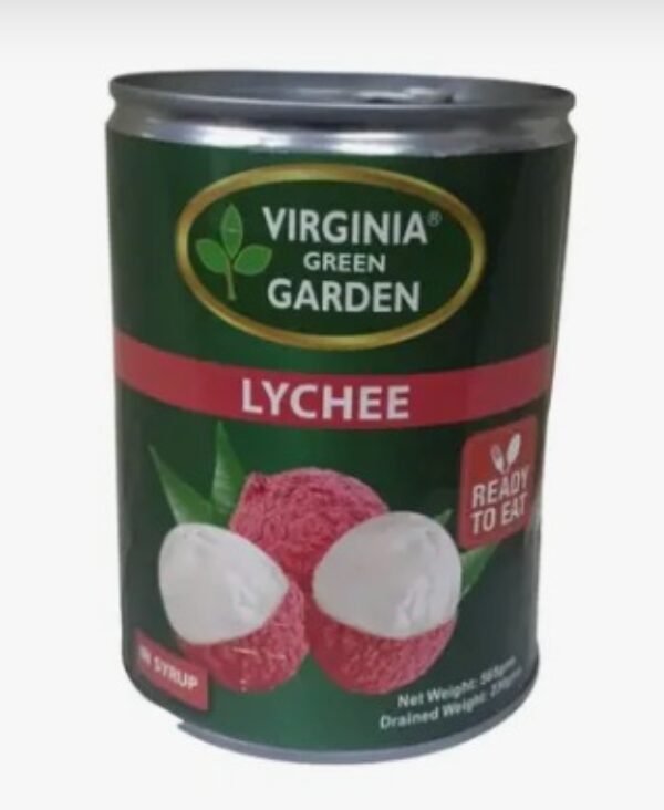 Virginia g lychee In Syrup 565g