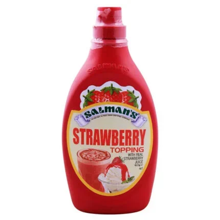 SALMAN’S STRAWBERRY SYRUP FLAVORED TOPPING
