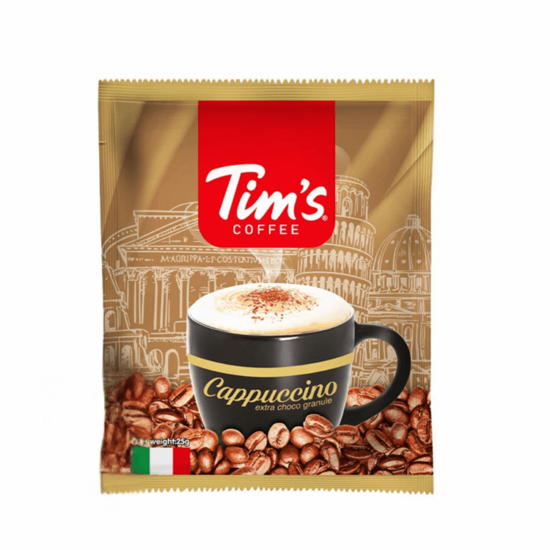 Tim’s Coffee Cappuccino (20 Sachets) – Buy Online at Restomart.pk