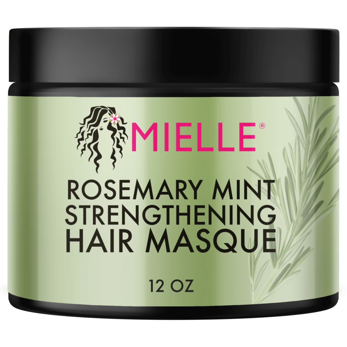 Mielle Rosemary Mint Hair Masque 355ml | Restomart Mielle Rosemary Mint Hair Masque 355ml front view