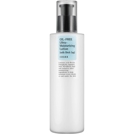 COSRX Oil Free Ultra Moisturizing Lotion 100ml with birch sap for lightweight hydration