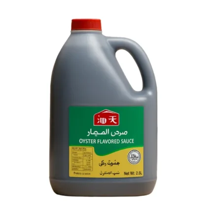 2.5L bottle of Haday Dark Soy Sauce with green label on a clean background