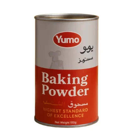 Yumo Baking Powder 100g can – premium rising agent for baking
