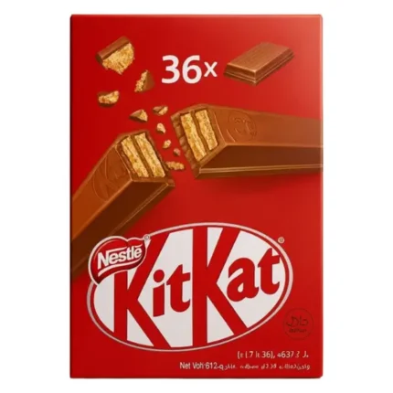 Nestlé KitKat 36 Pack red box with chocolate wafer bars.