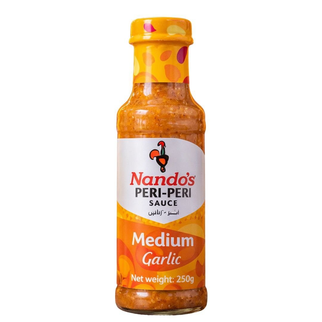 Nando’s Peri-Peri Medium Garlic Sauce 250g | Buy Online in Pakistan