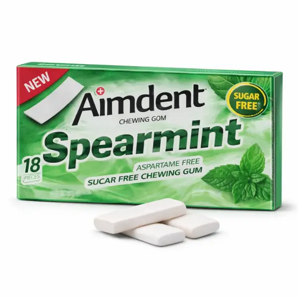 Aimdent Spearmint Chewing Gum – Sugar-Free Freshness | Restomart.pk Aimdent Spearmint Chewing Gum in Lahore