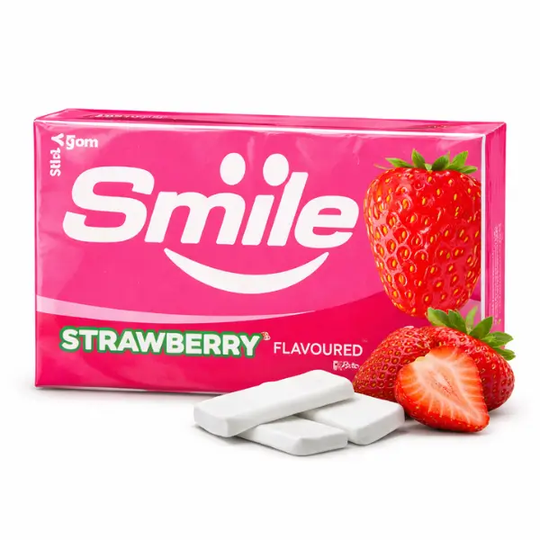 Smile Strawberry Chewing Gum 6 Pcs – Buy Fruity Gum Online Pakistan Smile Strawberry Chewing Gum 6 Pcs in Lahore