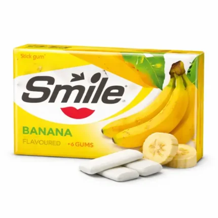 Smile Banana Chewing Gum 6 Gums in Lahore
