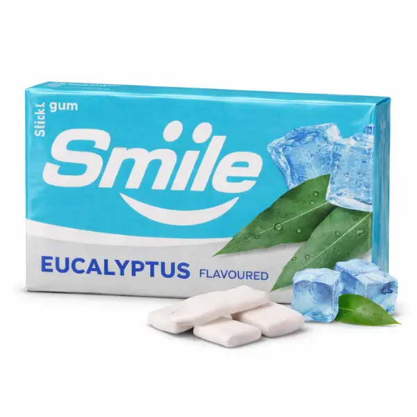 Smile Eucalyptus Flavored Stick Gum – Fresh Breath Gum Pakistan Smile Eucalyptus Flavored Stick Gum in Lahore