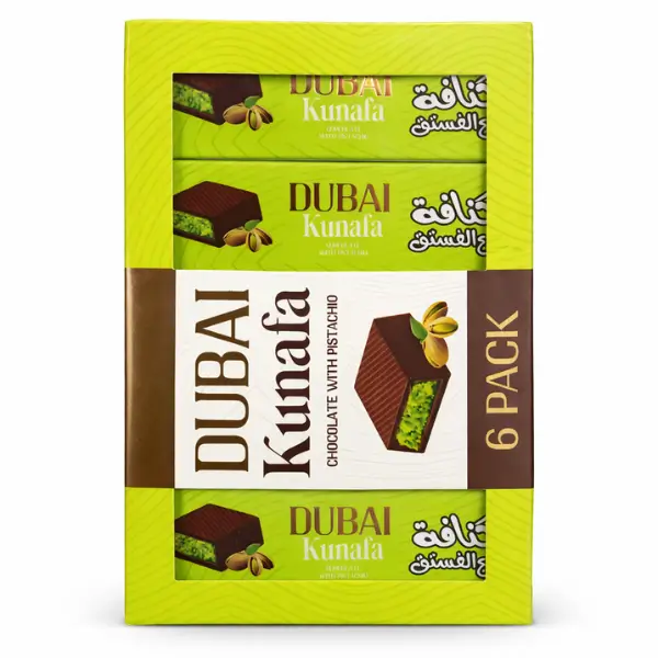 Dubai Kunafa Chocolate 6 Pack Price in Pakistan | Buy Online Dubai Kunafa Chocolate 6 Pack Price in Pakistan