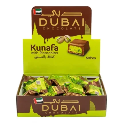 Dubai Kunafa Chocolate with Pistachios (50 Pcs) in Lahore